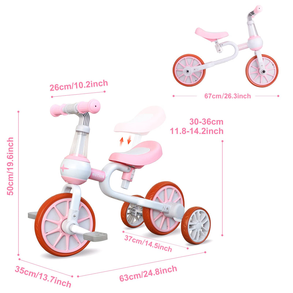 XIAPIA 3 in 1 pink damping-frame design cushions bumps for smooth rides