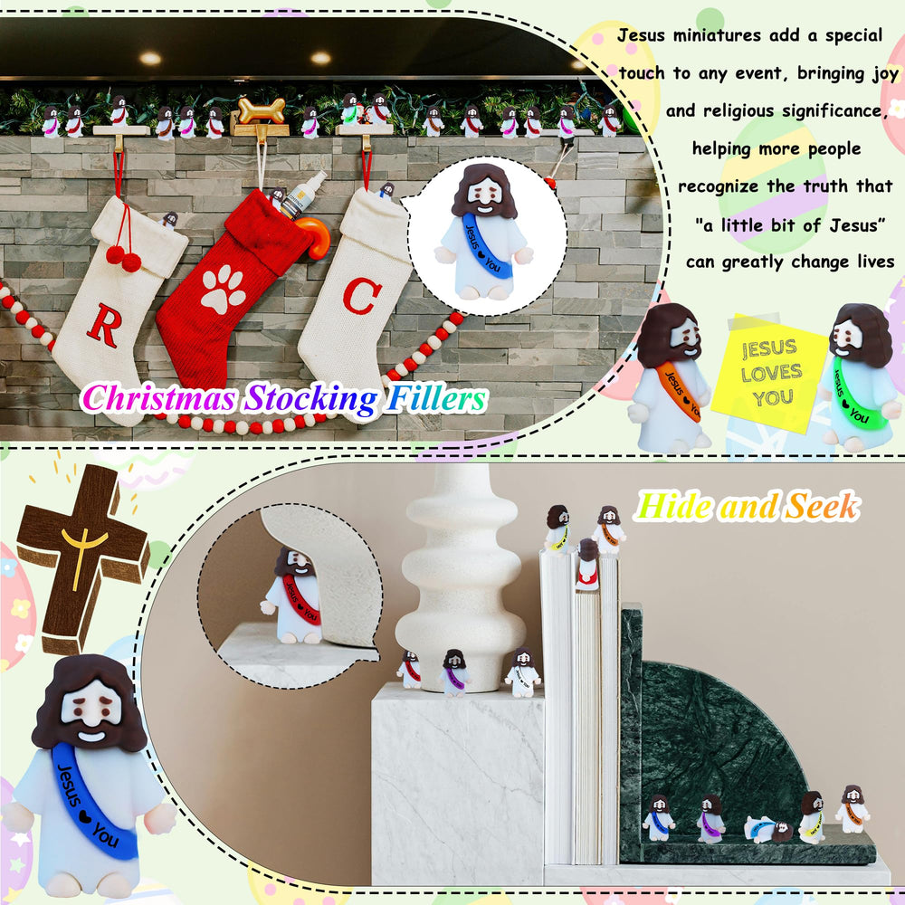 XiawaLangzhuo durable rubber Jesus toy with soft touch and safety.