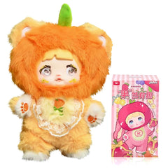 XiDonDon Nommi fruit series doll front view, perfect as a playful desk display.