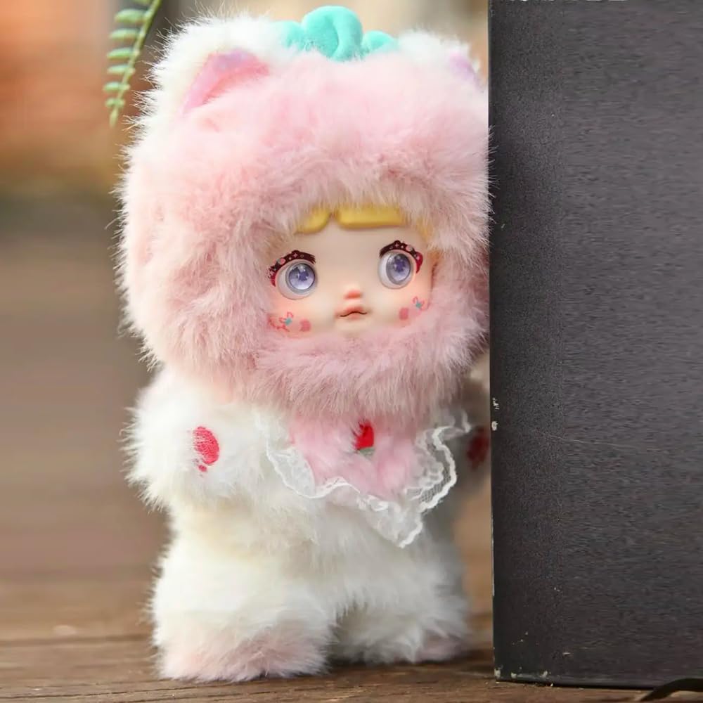 XiDonDon Nommi fruit series doll material detail, ABS vinyl and polyester.