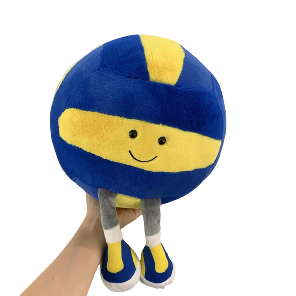 XIGUI 13-inch soft sports pillow with plush comfort and safe materials for play.