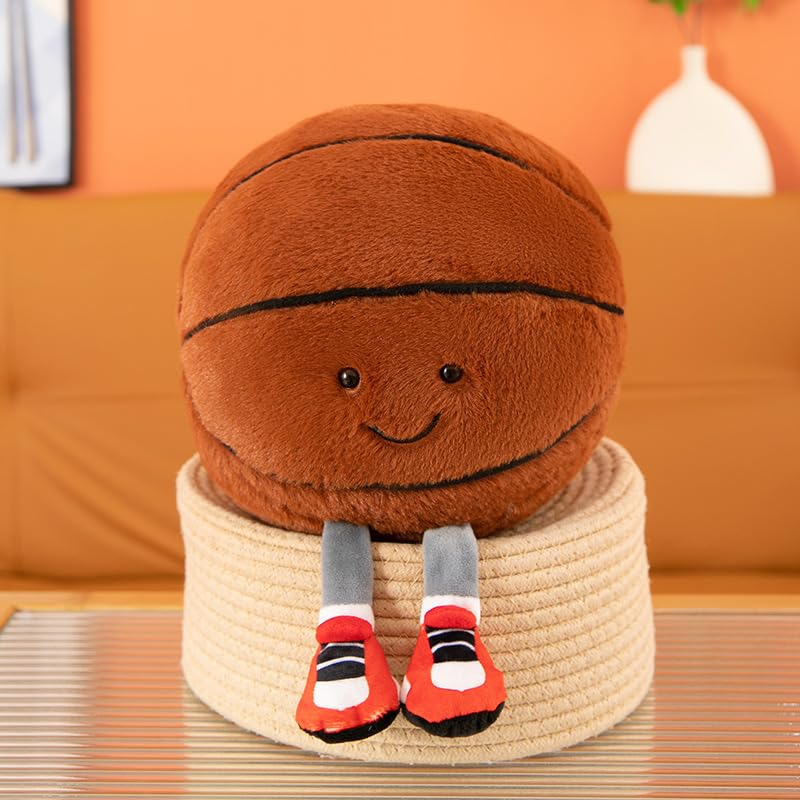 XIGUI basketball pillow enhances sport themed room decor for kids.