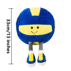 XIGUI volleyball plush close-up highlighting cuddly texture and kid-friendly design.