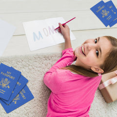XIISVINT party gift idea passport notebook, a playful classroom prize.