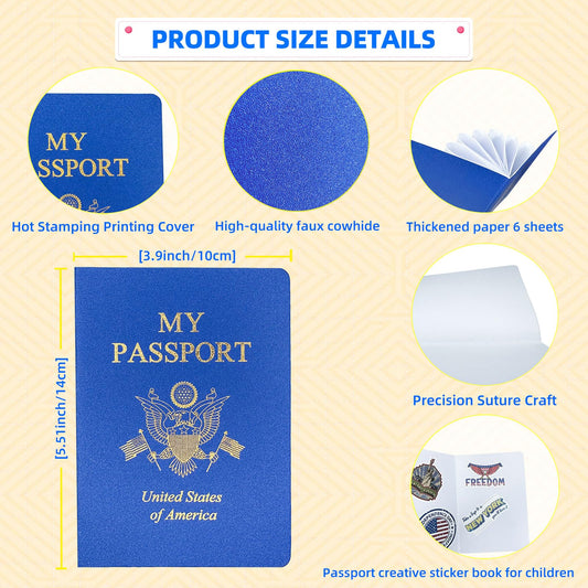 XIISVINT passport notebook inside pages, durable for crayons and sketches.