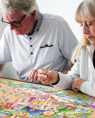 XIJ eco-friendly fabric puzzle board protects pieces from damage.