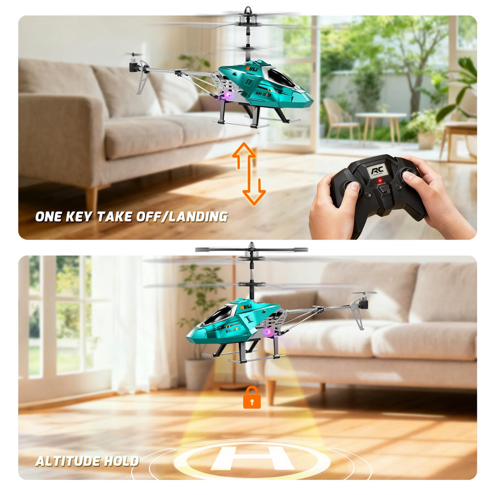XIKOTEC in-flight shot shows stable indoor flight and safe operation.