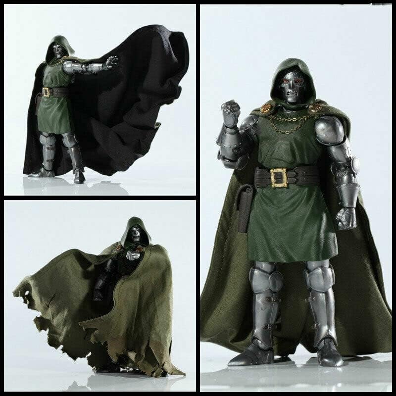 ximitoy BOSWON E4-05 cloak on a 6-inch figure for dynamic posing options