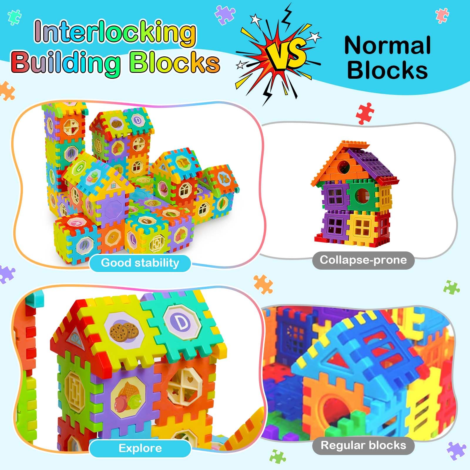 Ximoeo kids explore open-ended play with versatile STEM pieces.