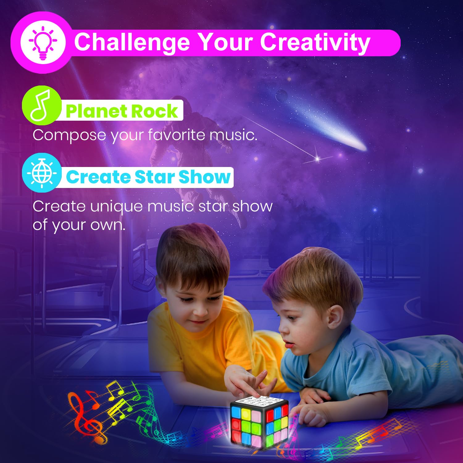Xinbeiya Rechargeable Game Handheld Cube volume control with adjustable levels