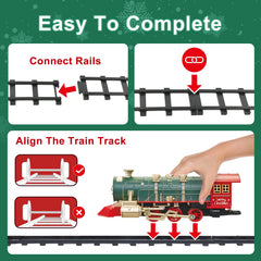 XINGYING curved tracks enable versatile layouts around the tree.