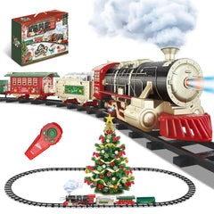 XINGYING Christmas Train locomotive with glowing steam for festive play