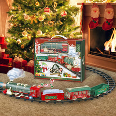 XINGYING Christmas train passenger car enhances storytelling during play.