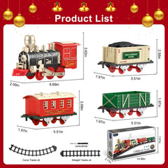 XINGYING train set includes locomotive, coal car, and passenger car for imaginative journeys.