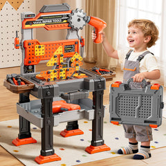 XINNOVEL 2-in-1 workbench assembly image for imaginative play