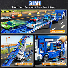 XINNOVEL Dual-row race track delivers fast-paced car action and friendly competition.