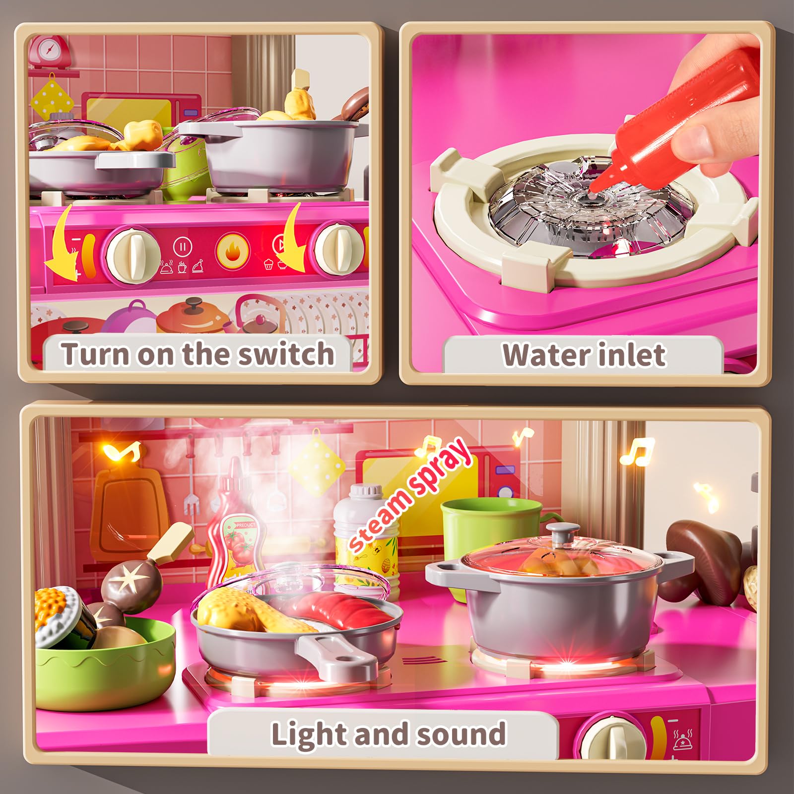XINNOVEL kitchen accessories with storage hooks help tidy play