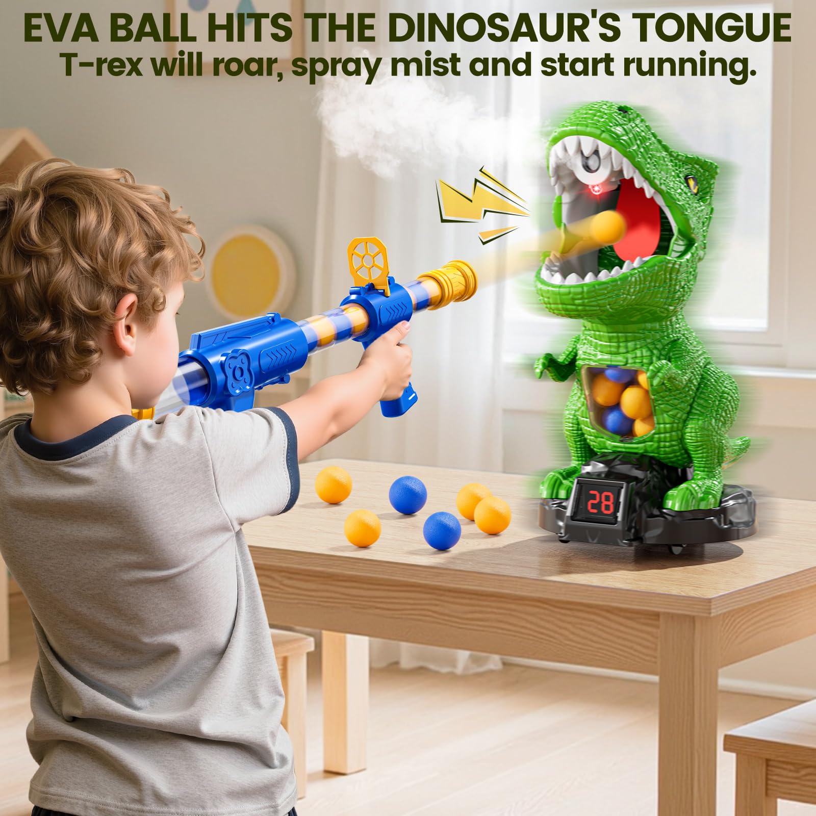 XINNOVEL safe ABS construction with soft bullets for worry-free fun.