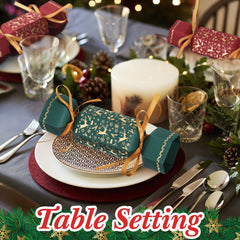 Reindeer pattern crackers by Xinnun inspire playful table games