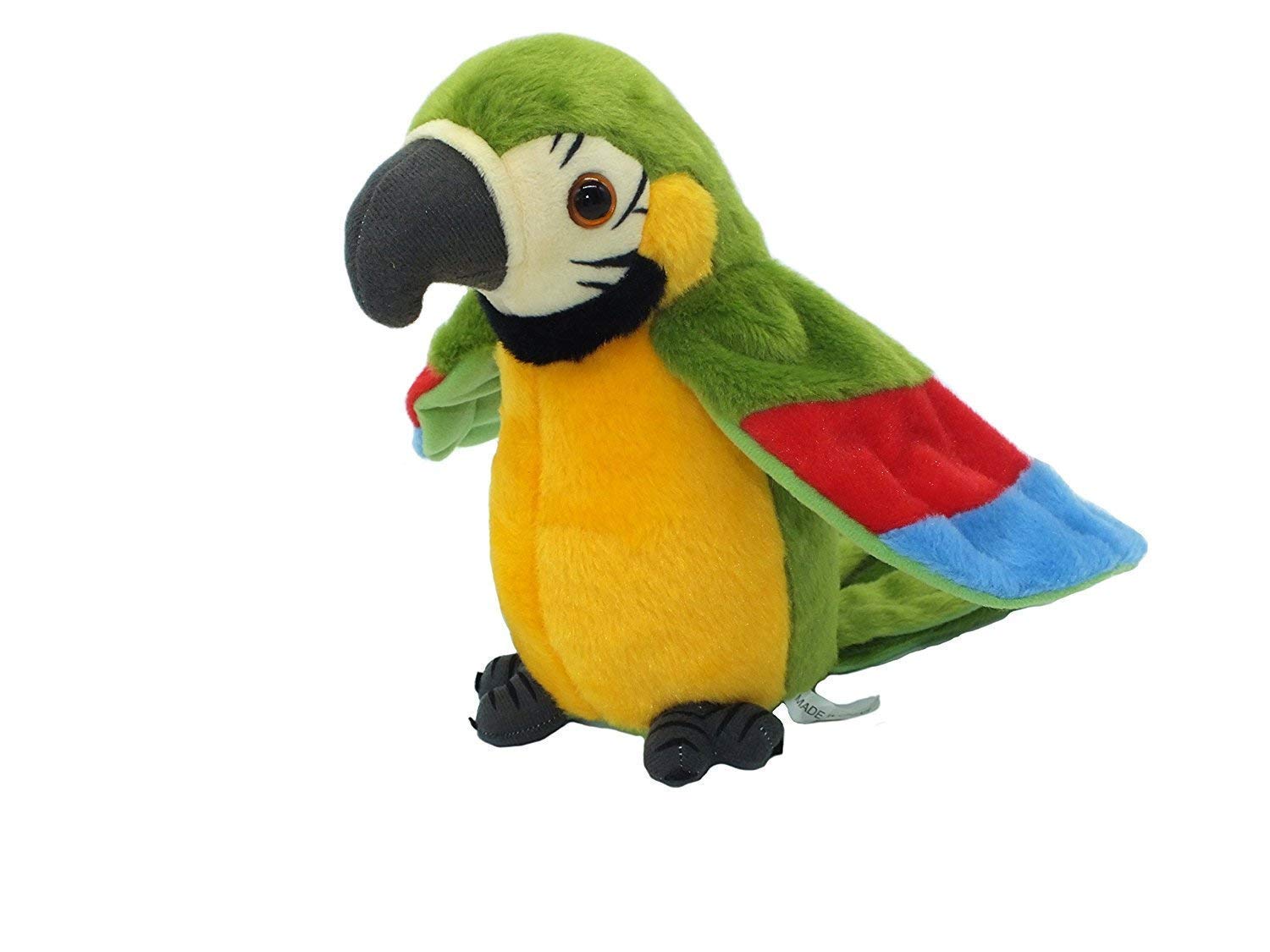 Xinrirong voice-activated parrot powered by three AAA batteries