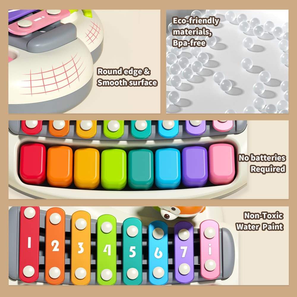 XINSITE with built-in songs to stimulate rhythm and listening skills.