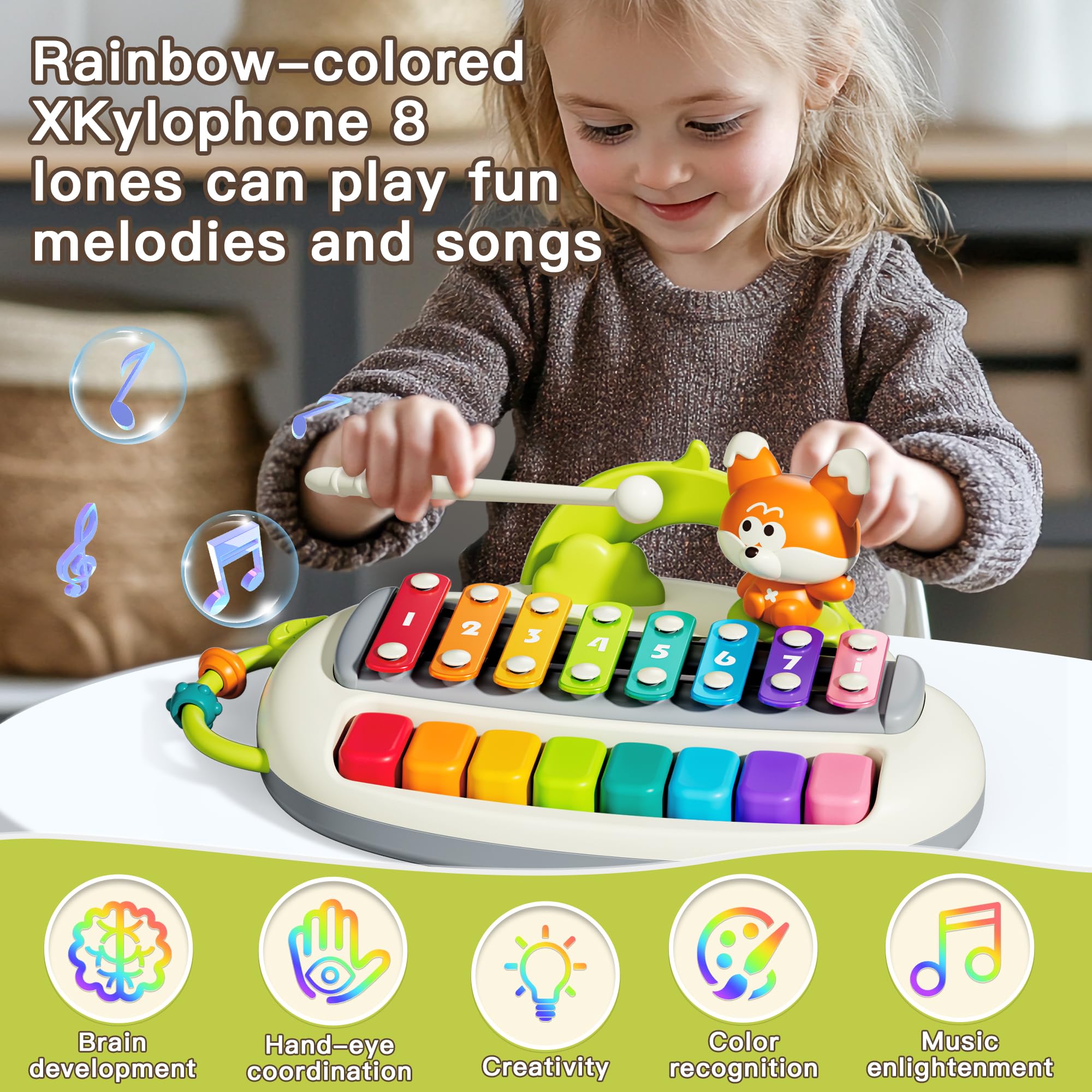 Compact, sensory-friendly toy from XINSITE for floor or table play.