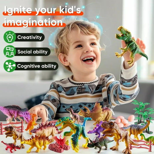 XINSITE dinosaur eggs and scene kit for storytelling adventures.