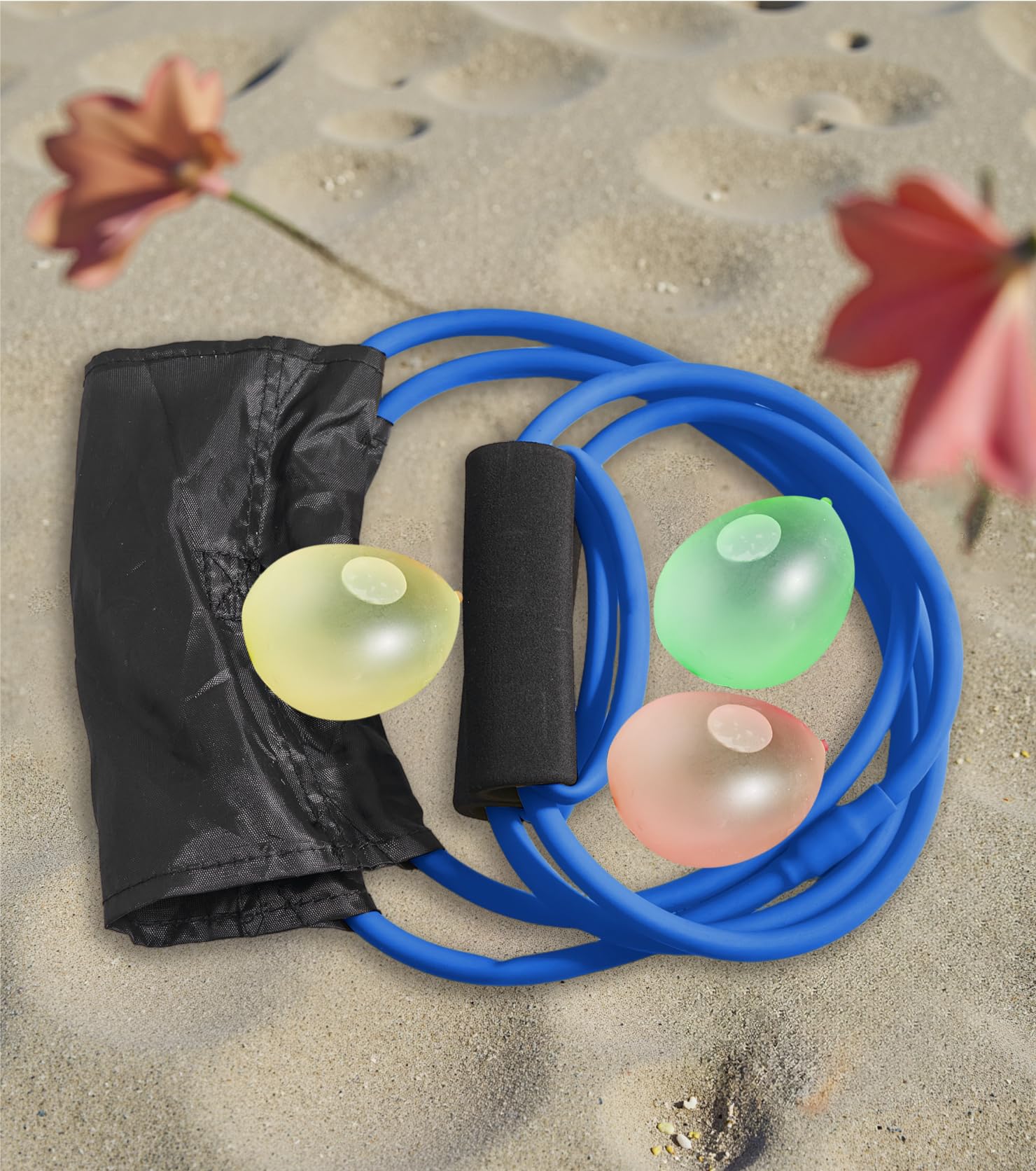Compact XIOQINE launcher shown beside a bag for easy portability