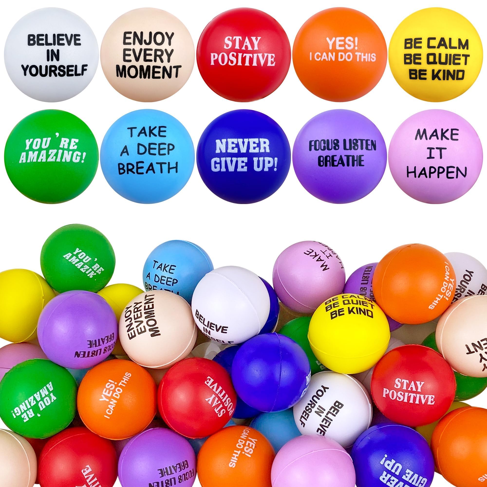 XIPEGPA colorful foam stress ball set in red for quick focus and mood boost.