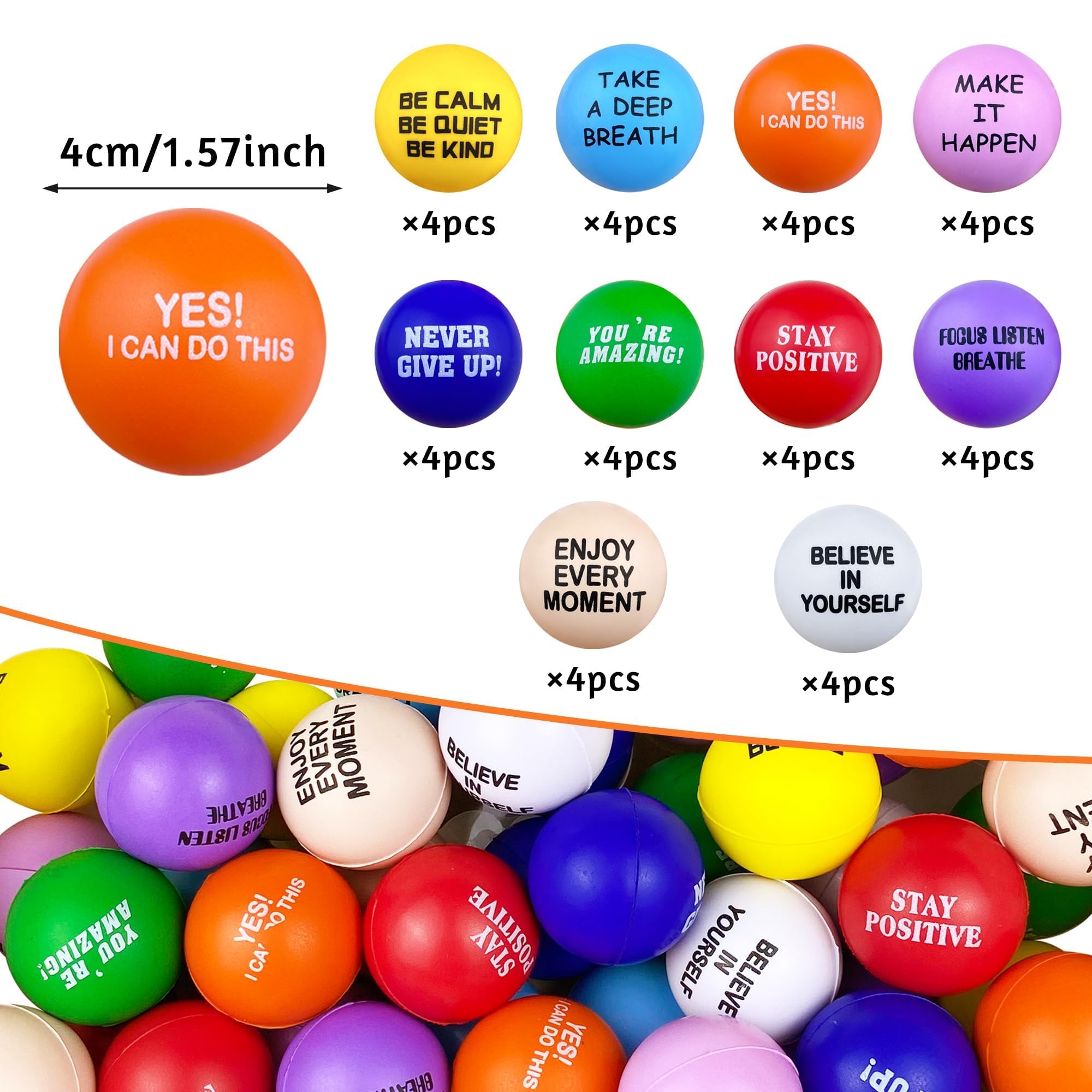 XIPEGPA foam stress balls in blue with soft grip for relaxation and concentration.