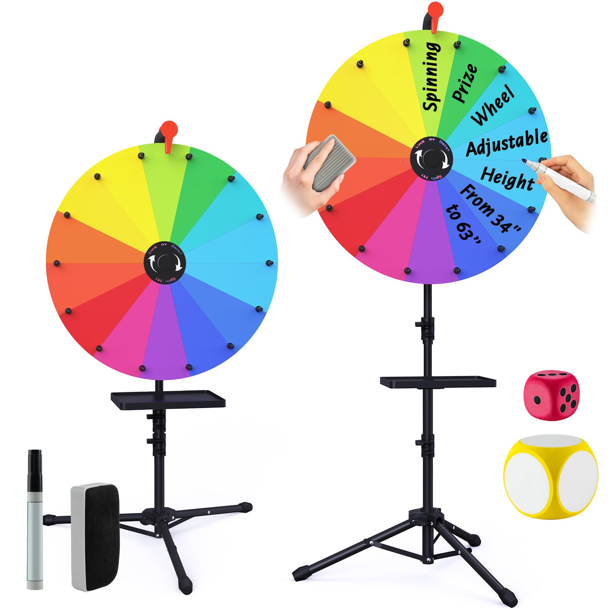 XIPENGKEJI prize wheel with sturdy base for stable party games