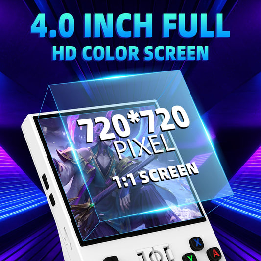 xiskt R36MAX IPS display delivers vibrant retro visuals for immersive play.