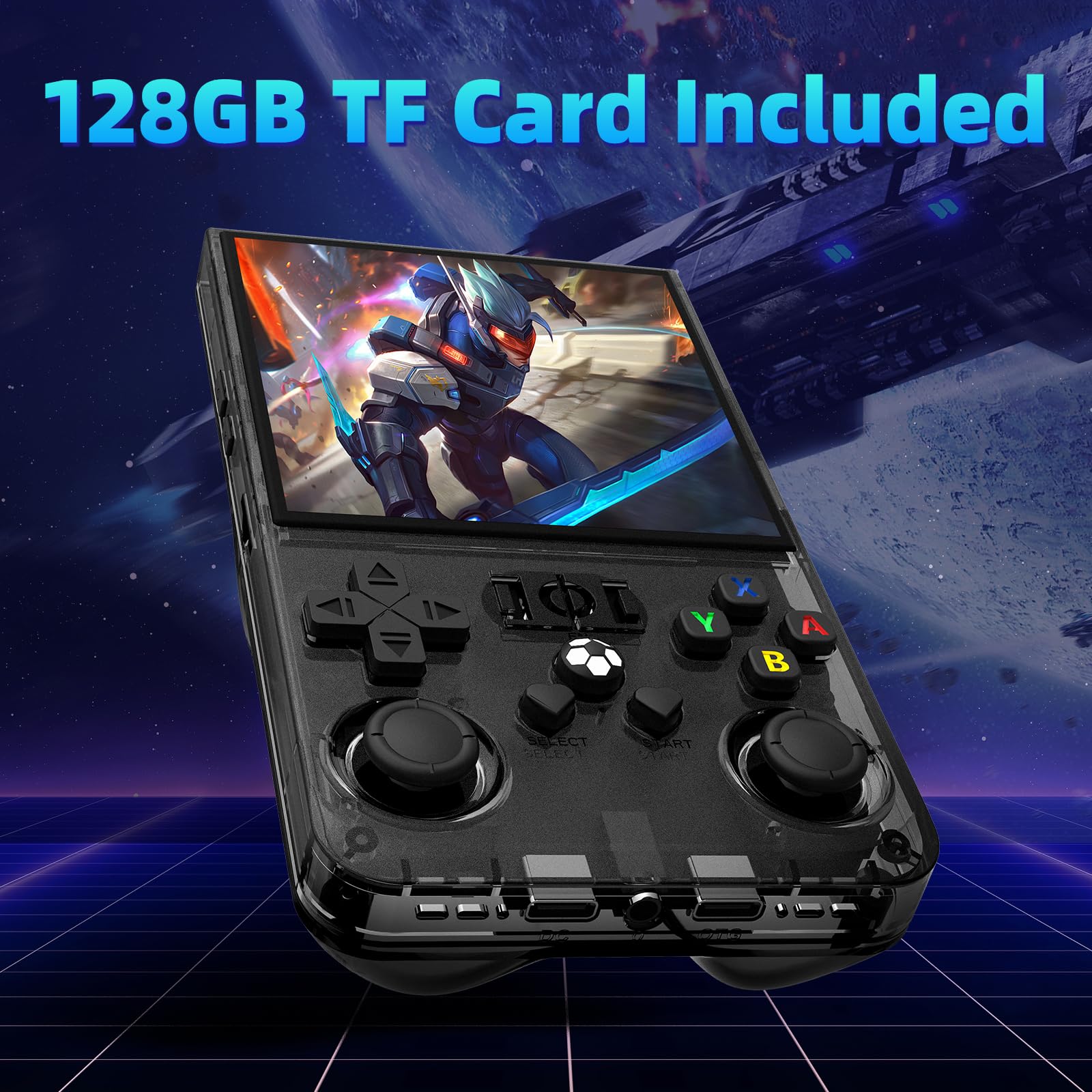 xiskt R36MAX side view emphasizes compact handheld design for travel.