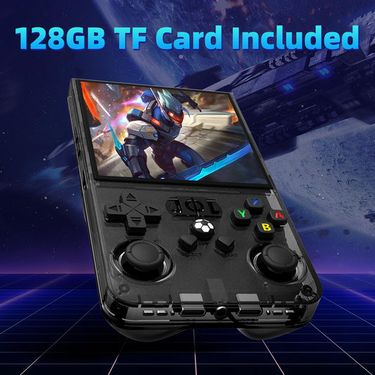 xiskt R36MAX side view emphasizes compact handheld design for travel.
