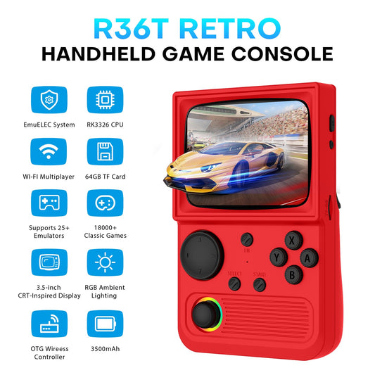 xiskt R36T 3-5 inch IPS screen for crisp, vibrant visuals