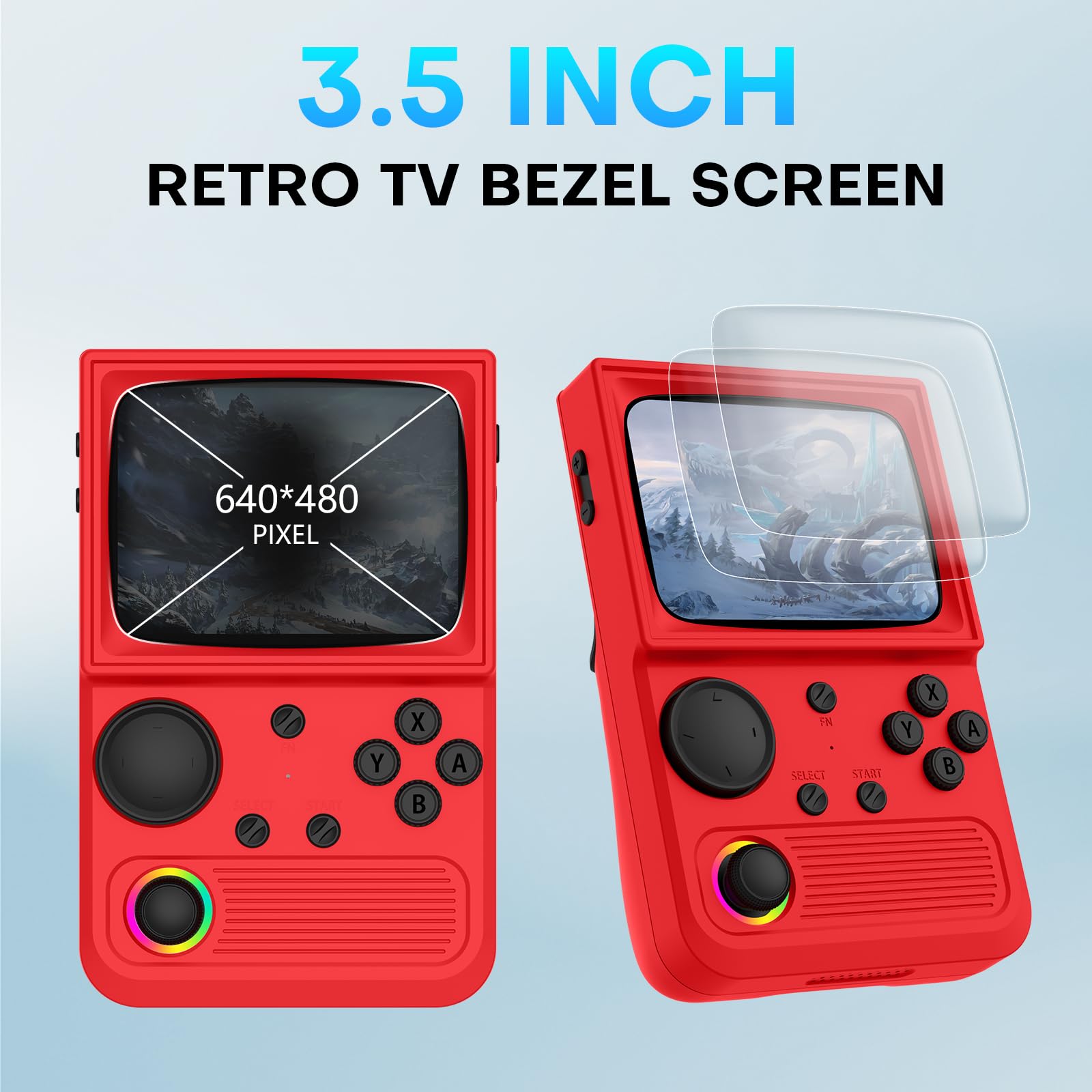 xiskt R36T crt bezel design evokes classic arcade aesthetics