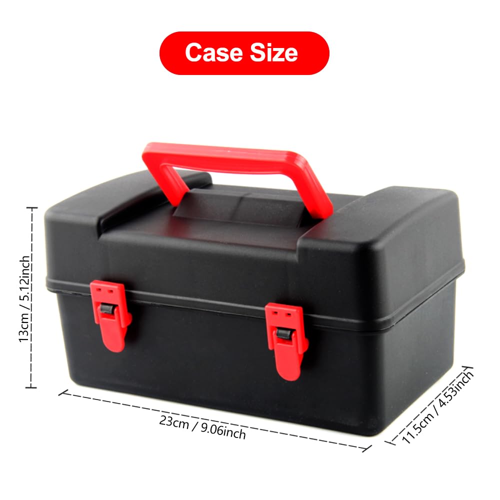 XISTEST Battle Tops Case large capacity stores multiple tops and accessories.