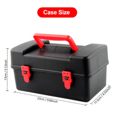 XISTEST Battle Tops Case large capacity stores multiple tops and accessories.