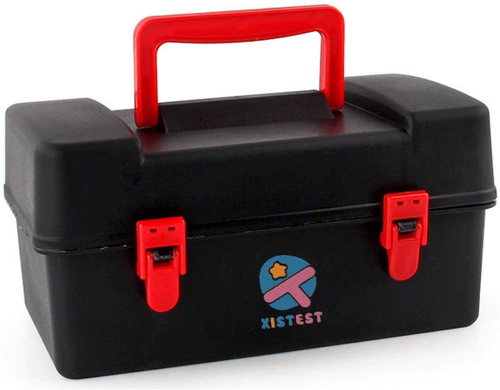XISTEST Battle Tops Case featuring removable 9-slot tray for flexible setup.