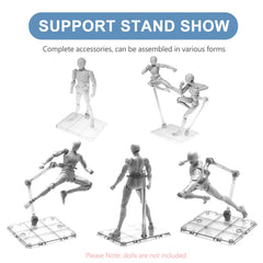 XISTEST compatible with 6-inch figures including S.H.Figuarts and Gundam for versatile displays