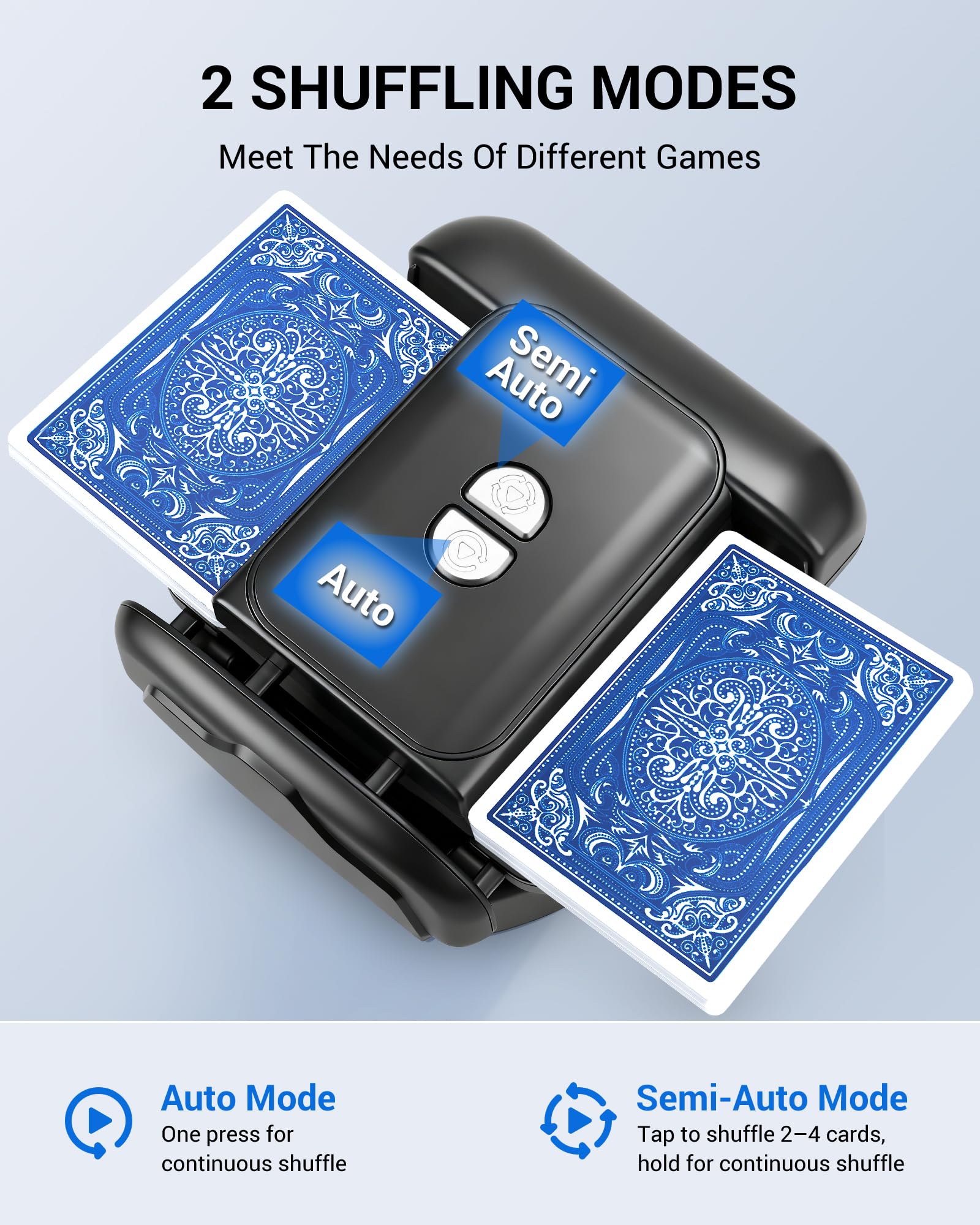 XISZMOG shuffler compact portable design for travel