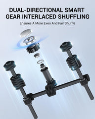 XISZMOG Smart gear mechanism delivers even mixing for fair gameplay.