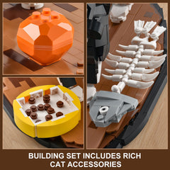 XITALAXU 1200-pcs building blocks enable detailed crafting and a sturdy finished model.