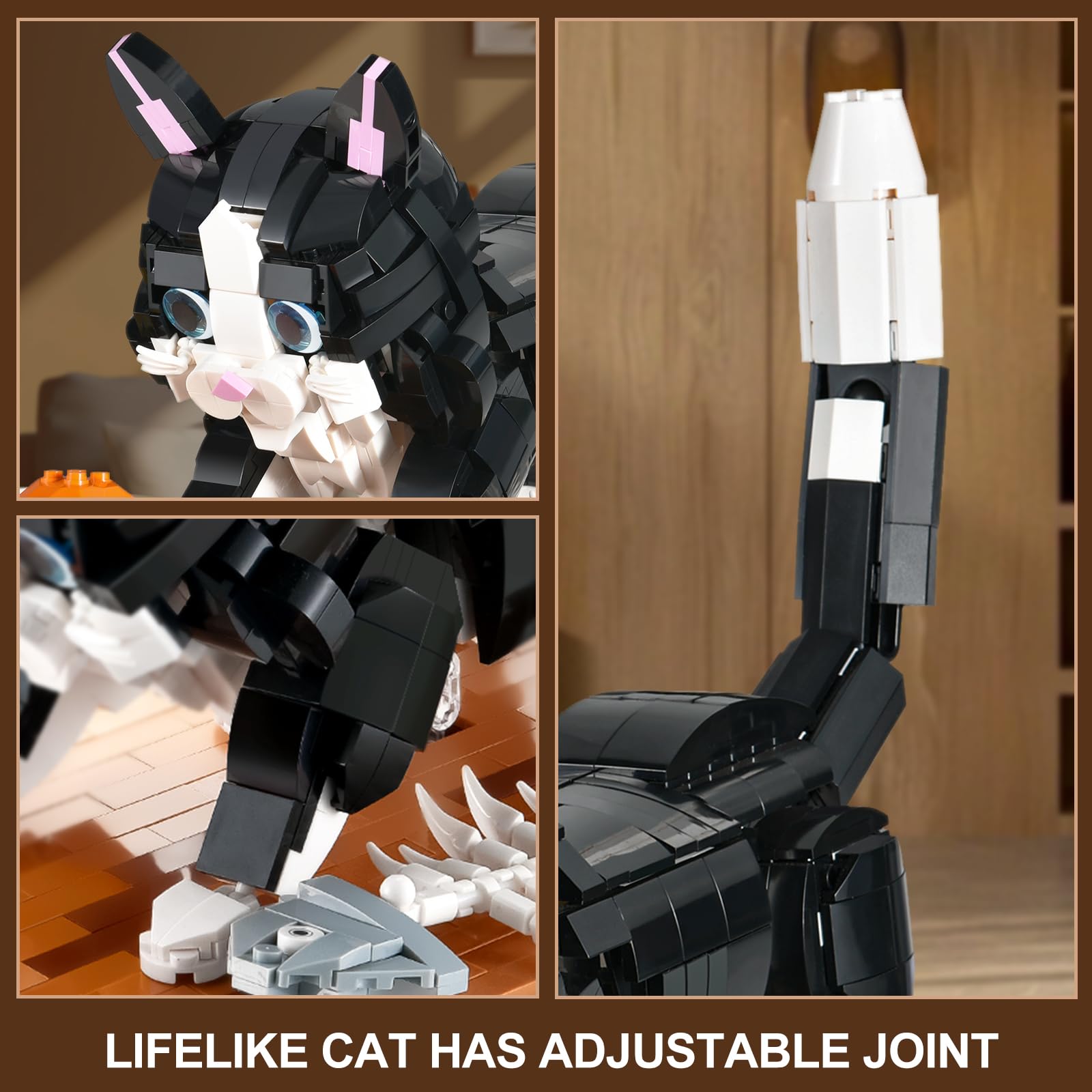XITALAXU cat food accessories highlight realistic play but are non-edible miniatures for immersive display.