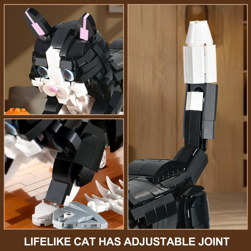 XITALAXU cat food accessories highlight realistic play but are non-edible miniatures for immersive display.