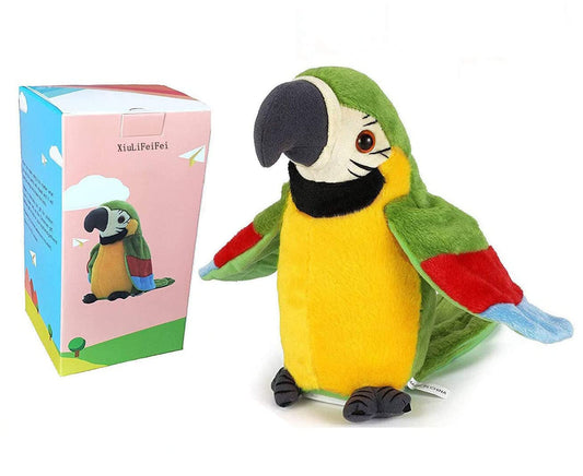xiulifeifei Talking Parrot repeats your voice for interactive play and learning