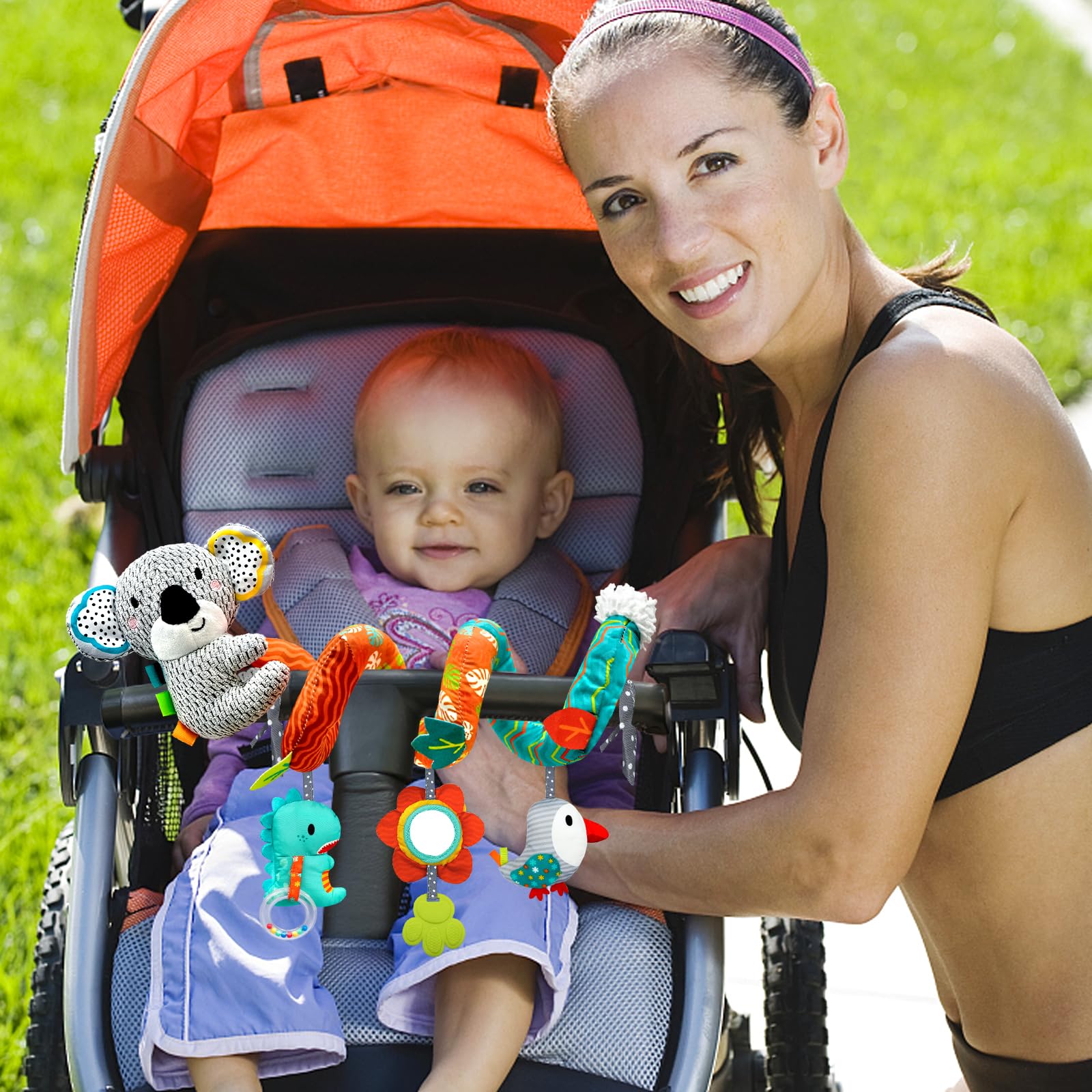 XIXILAND multi-hanging toy suited for crib, stroller, car seat