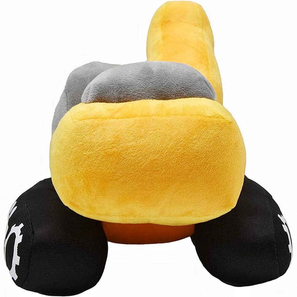 XIYUAN excavator toy face friendly expression sparks imaginative pretend play.