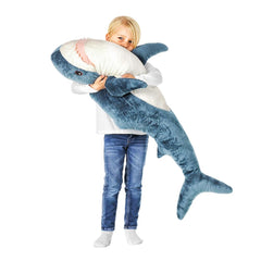 XIYUAN giant shark plush toy full body for hugs and play.