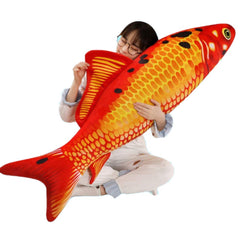 XIYUAN giant fish plush body; soft and cozy decor for living spaces